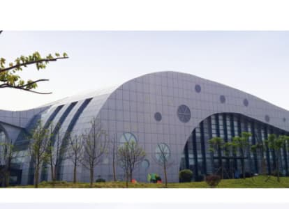 奎屯会议中心外景网架工程